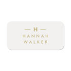 Monogram or gray | Minimaliste Elegant Moderne