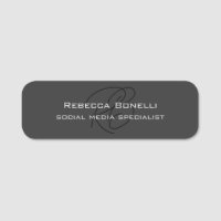 Monogramme moderne Gris professionnel