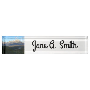 Porte-nom Montagnes de Jackson Hole (Parc national de Grand