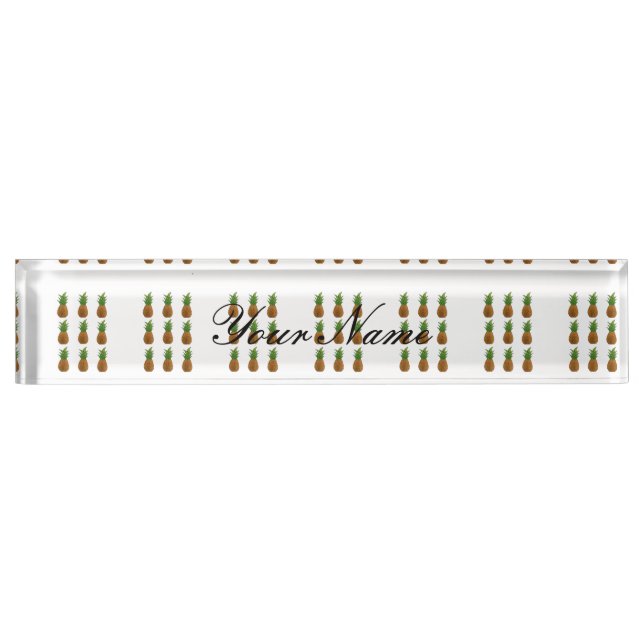 Porte-nom motif ananas Thunder_Cove (Devant)