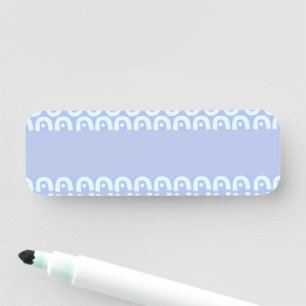 Porte-nom Motif Moderne Vibrant avec des Formes de Couleurs 