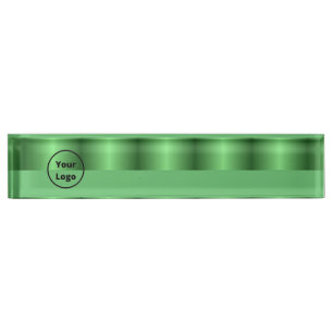 Porte-nom Motif professionnel dégradé vert
