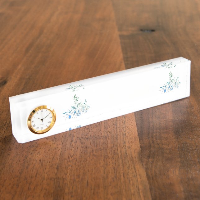 Porte-nom Music Notes Office Home Art (Taille)