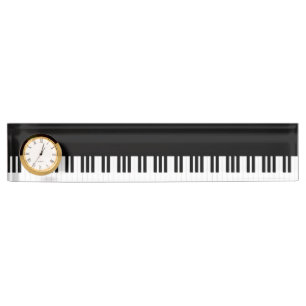 PORTE-NOM MUSIQUE DE PIANO
