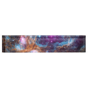 Porte-nom Nebula au homard - Pays d'hiver cosmique