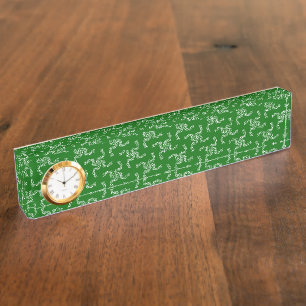 Porte-nom Noël Garland Green, Décor de Noël