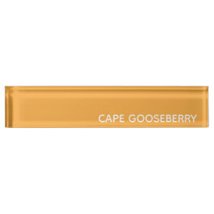 Porte-nom nom de couleur jaune de Cape Gooseberry