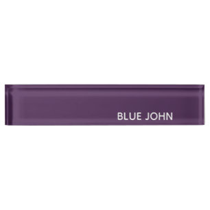 Porte-nom Nom de la couleur violette de Blue John