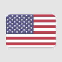 Nom patriotique avec drapeau des Etats-Unis