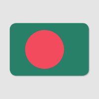 Nom patriotique avec drapeau du Bangladesh