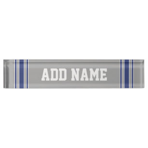 Porte-nom Nombre nommé fait sur commande du Jersey du