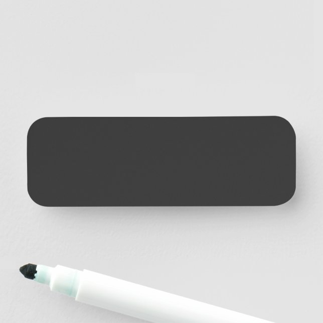 Porte-nom Nouveau Personnalisé une photo en noir et blanc d' (En situation)