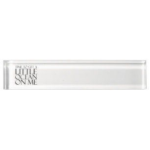 Porte-nom Océan de PIÈCE EN T sur moi