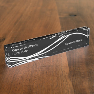 Porte-nom Office moderne unique