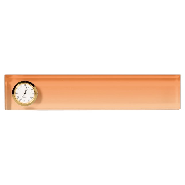 Porte-nom Ombre orange (Devant)