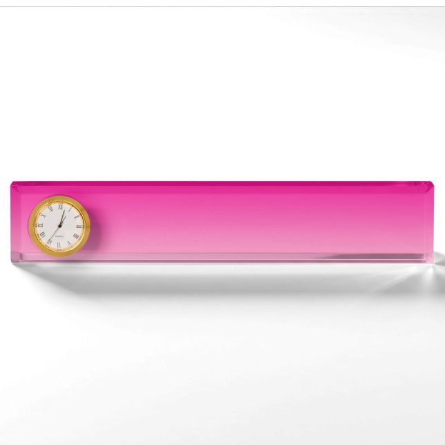 Porte-nom Ombre rose (Devant)