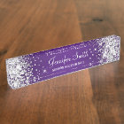 Pailleté Dégradé Violet Royal Argenté Brillamment