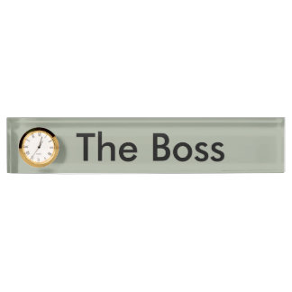 Porte-nom Panneau Nom du bureau Boss
