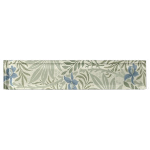 Porte-nom Papier peint floral Larkspur de William Morris