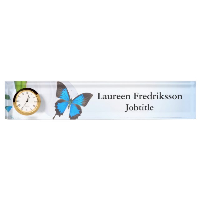 Porte-nom Papillon (Devant)