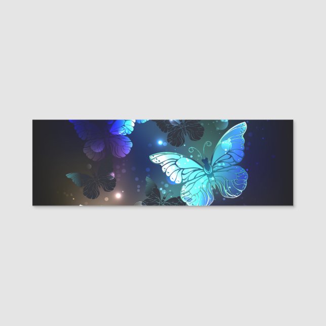 Porte-nom Papillon de nuit (Devant)