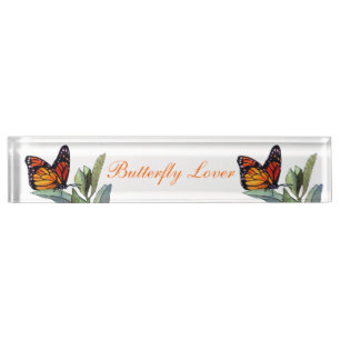 Porte-nom Papillon vintage