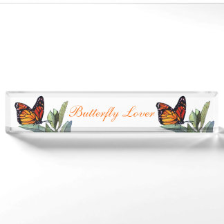Porte-nom Papillon vintage