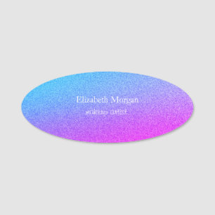 Porte-nom Parties scintillant Cool branchée Ombre