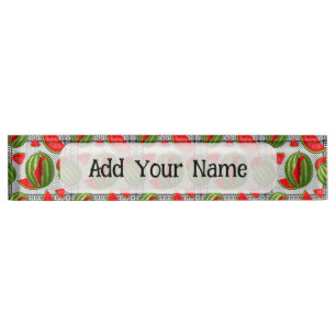 Porte-nom Pastèque Palestine - Slice