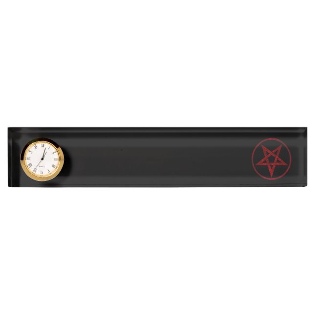 Porte-nom Pentagram Red Devil (Devant)