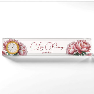 Porte-nom Peony