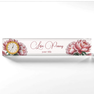 Porte-nom Peony