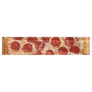 Porte-nom Pepperoni Pizza Thunder_Cove