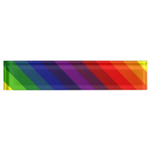 PORTE-NOM PERFECTION D'ARC-EN-CIEL ! ~