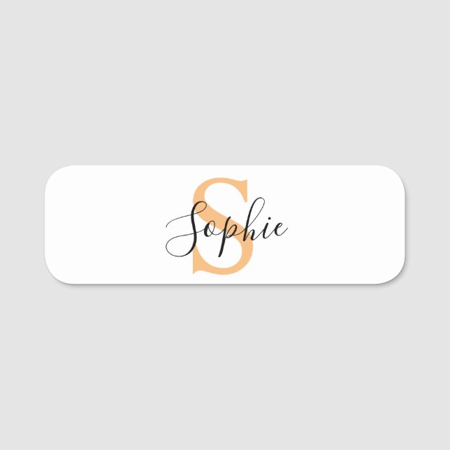 Porte-nom Personalised Your Name, Custom Name, Birthday Gift (Devant)