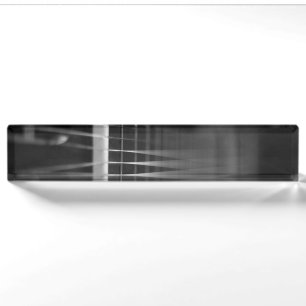 Porte-nom Photo de guitare acoustique noire