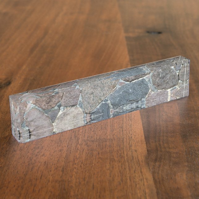 Porte-nom pierre ancienne (Taille)