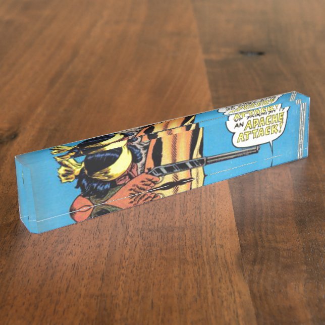 Porte-nom Piste Apache #1 (Taille)