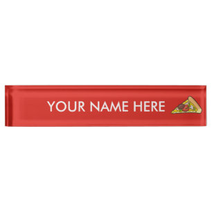 Porte-nom Pizza slice