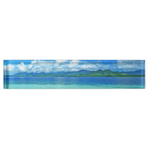 Porte-nom Plage et mer