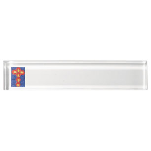 Porte-nom Plan de nom du bureau multimotif