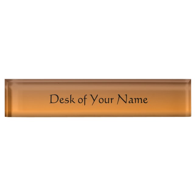 Porte-nom Plaque de nom du bureau rustique (Devant)