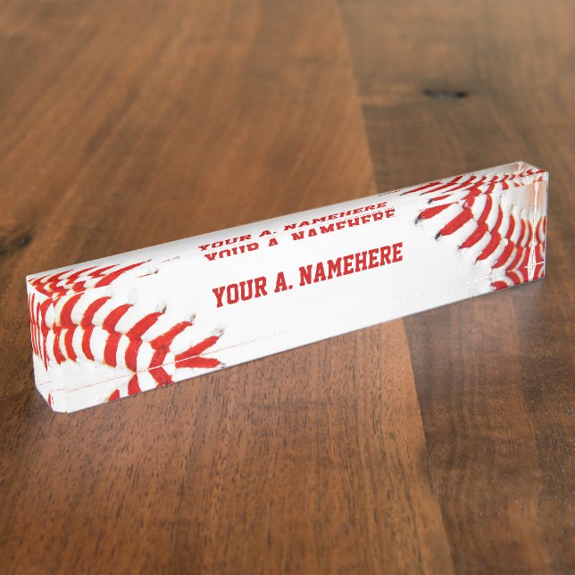 Porte-nom Plaque d'identification du bureau de base-ball (Taille)