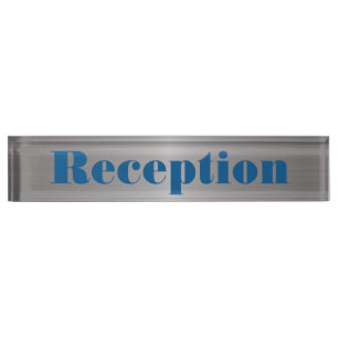 Porte-nom Plaque d'identification du bureau de recherche en 