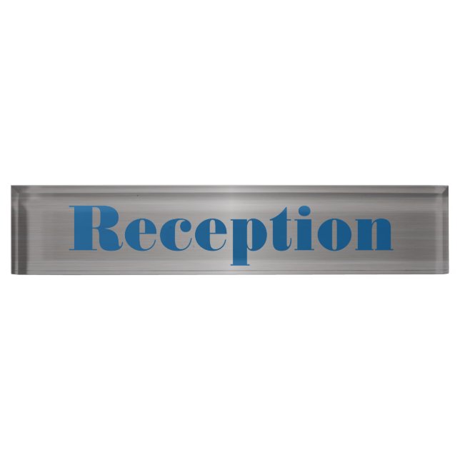 Porte-nom Plaque d'identification du bureau de recherche en  (Devant)