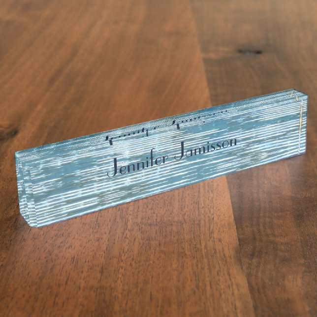 Porte-nom Plaque signalétique acrylique de bureau, abrégé (Taille)