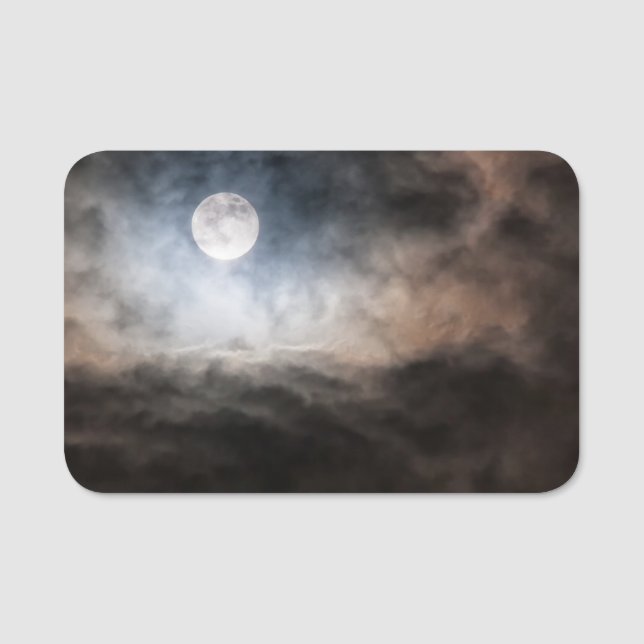 Porte-nom Pleine lune (Devant)