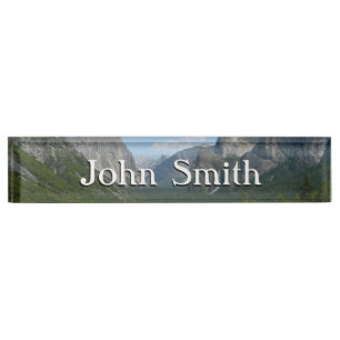 Porte-nom Point d'inspiration dans le parc national Yosemite