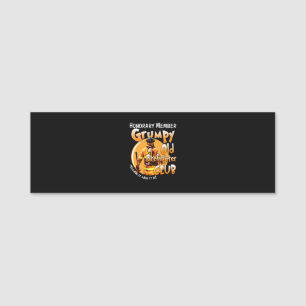 Porte-nom Pompier Membre honoraire Grumpy Firefighter