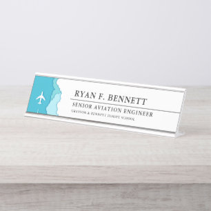 PORTE-NOM POUR BUREAU 